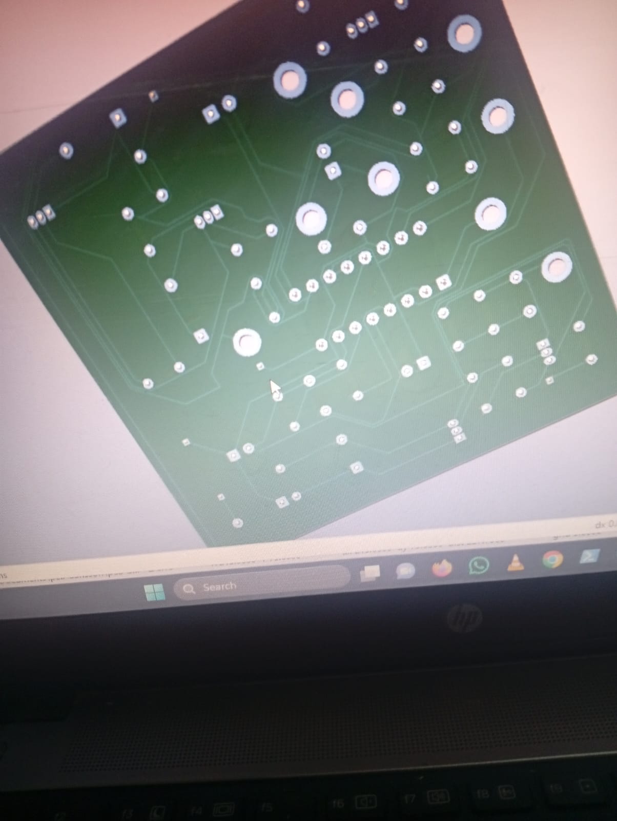 PCB design project screenshot